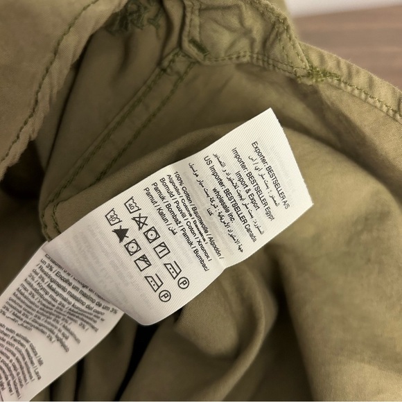 ❤️ Jack And Jones Camo Green Men Button Shirt L - Picture 8 of 11